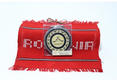 Oglinjoară cu motive folclorice România (negru)